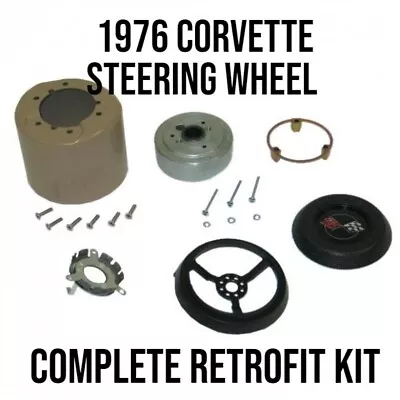 1976 C3 Corvette Steering Column Retrofit Kit NEW! Get Rid Of The VEGA Wheel! • $513.86