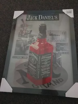 3 Dimension 3D BREAK INTO JACK DANIELS Old No.7 3-in-1 Framed Lenticular Picture • $29.99