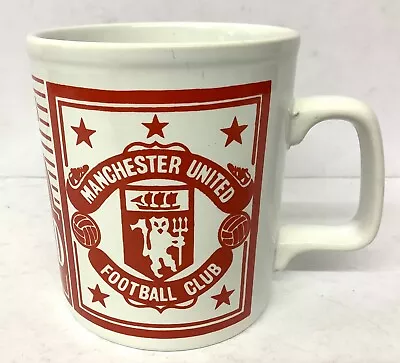 Manchester United Vintage Coffer Sports Mug Rare 1980’s Ceramic Cup • £24.95