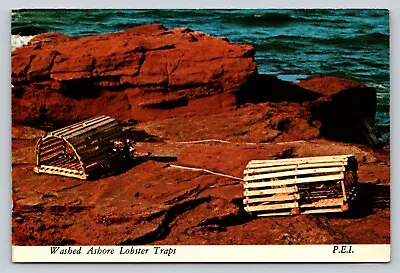 Lobster Traps On Prince Edward Island In Canada 4x6  Vintage Postcard 0301 • $8.95