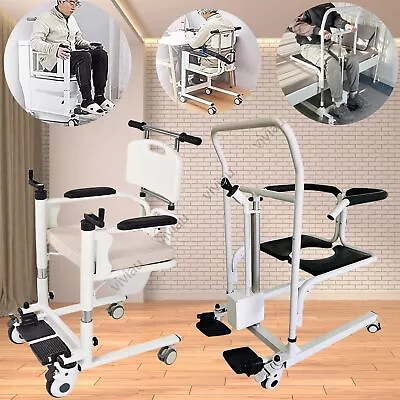 Patient Lift Wheelchair Lift Aid W/180° Split Seat For Elderly Handicapped • $1399
