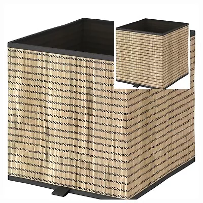 2 X Ikea GNABBAS Storage Basket Box Natural Seagrass KALLAX Shelving 32x35x32 Cm • £37.66