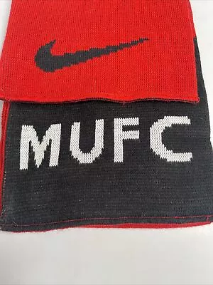 Nike Unisex Authenctic Manchester United Football Club Soccer Scarf Red New Mint • $34.19