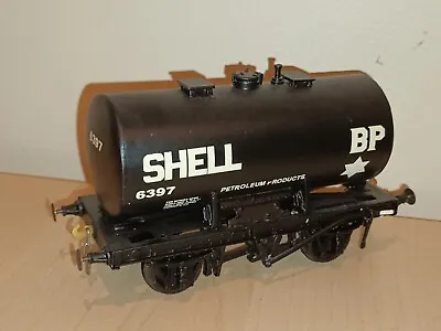 7mm O Gauge KITBUILT Shell Fuel Oil Tanker '6397' Black Tank Wagon FINESCALE • $101.73