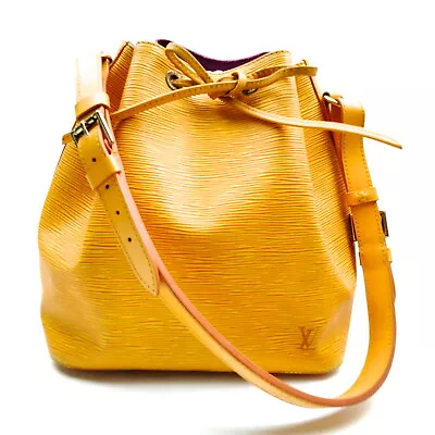 Louis Vuitton LV Shoulder Bag M44109 Petit Noe Yellow Epi 2650316 • $310