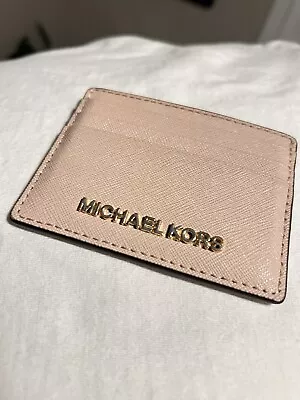 Michael Kors Tall Card Holder - Pink • $20