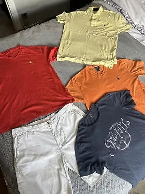 Ralph Lauren Bundle Job Lot T Shirts Polos Shorts • £6.35