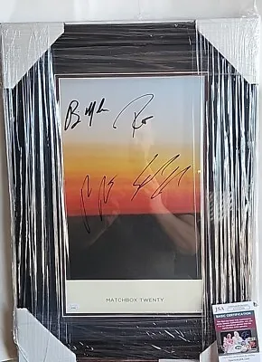 Matchbox Twenty 20 Band  2023 Tour  Autographed Signed JSA  Poster /3000 Framed  • $333.35