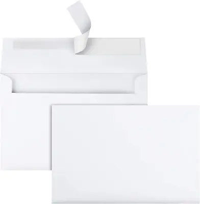 A9 Greeting Card Envelopes Self Seal 5-3/4 X 8-3/4 24 LB White 100 Per Box • $28.99