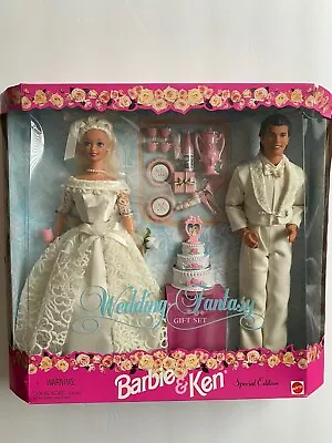 Barbie & Ken Doll Special Edition WEDDING FANTASY Mattel 1996 New In Box • $63