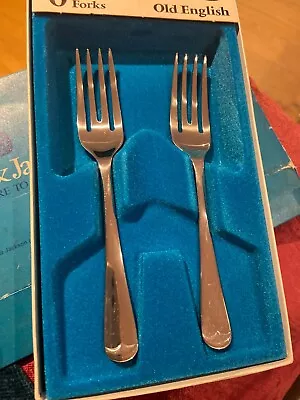 £15 • Buy Boxed 6 X Spear & Jackson Fruit / Cake Forks Old English Tableware Uk P/ P Inc