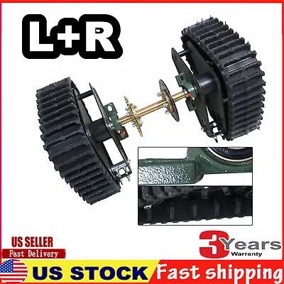 ATV Rear Wheel Buggy Snow Tracks Sand Snowmobile Tracked Vehicle Track Assemly • $265