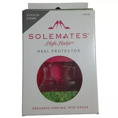 Solemates Clear Narrow High Heeler Heel Protector 1 Pair • $6.66