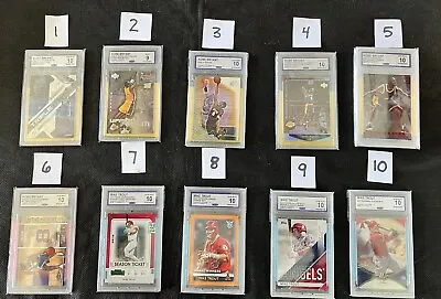 Huge Lot B Graded Cards. Jordan Ohtani Kobe Trout Griffey Jeter Judge.. • $30