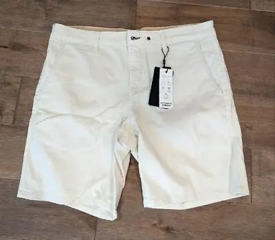 $155 Mens Rag & Bone  Perry  Cotton Stretch Twill Shorts Lily US 33 • $59.99