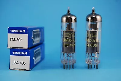 2x Tungsram PCL805 NOS NIB Tested Triode Power Tubes Valves Rohres • $27