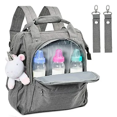 Baby Diaper Bag Backpack Travel Mom Mummy Maternity Changing Pad Waterproof NEW • $20.99