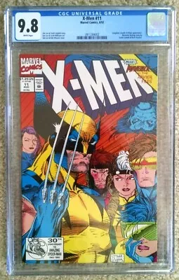 X-men #11 Cgc 9.8 - 1991 Classic Jim Lee Wolverine Cover!! • $149.99