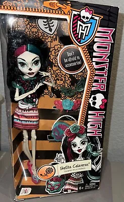 2013 Monster High Skelita Calaveras Daughter Of Los Eskeletos NIB New MH Doll • $124.99