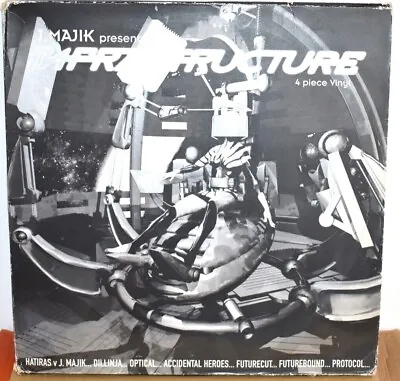 J Majik Presents Infrastructure Drum N Bass Vinyl Sides 3 - 4 Missing - VG / EX • $18.67