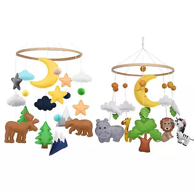 Babies Mobile For Crib Forest & Jungle Animal Babies Nursery Crib Hanging Toy • $16.83