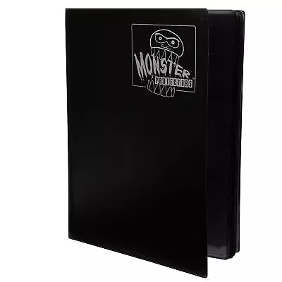 Monster Binder 9 Pocket Black • $28.04