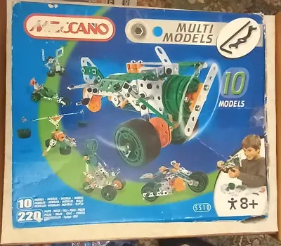 Meccano Multi Models. Box Number 5510. 10 Models. Pre Owned • £12