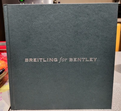 £14 • Buy Scarce Breitling For Bentley 2008 Watch And Car Hardback Book Catalogue 