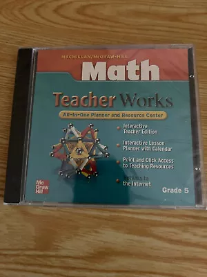 Math Teacher Works CD NEW • $49.99