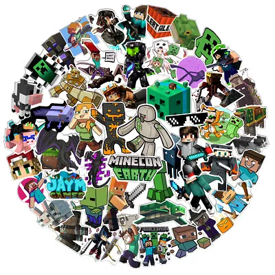 50Minecraft Games Decal Cute Cartoon Decals For Kids Teens Laptop Phone Stickers • $7.99