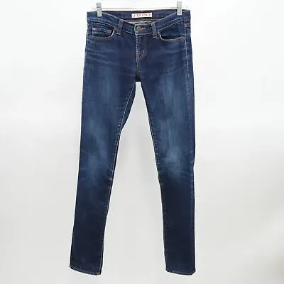 J Brand Skinny Jeans 912 The Pencil Womens W26 L34 Dark Blue Wash INK Denim • $34.90