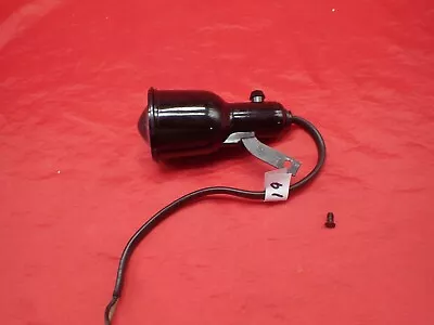 Vintage Singer Sewing Machine BLACK Bakelite Work Light # 19 SUPER CLEAN • $29.99