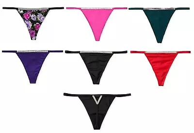 Victoria's Secret Very Sexy Shine Strap V-string Thong Panty Xs S M L Xl Nwt • $13.75