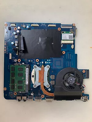 Samsung NP300E7A Motherboard + Cooler + 4GB DDR3 Ram + Drive Connector • £29.99