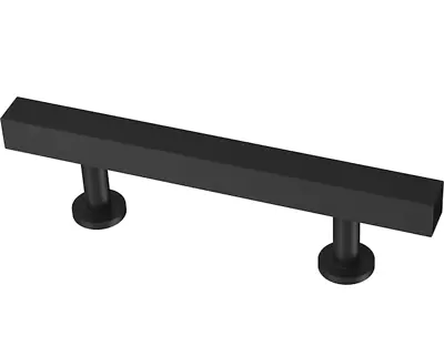 Brainerd P37255W-FB 2 1/2  (64mm) Flat Black Square Bar Cabinet Pull • $5