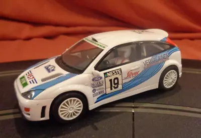 Rare Early Scalextric C2343  Ford Focus WRC  Rally Car  No.19  2000 • £24.99