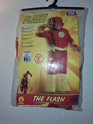 DC Comics The Flash Muscle Chest Deluxe Toddler Child Boys Costume No Mask #mm • $9.71