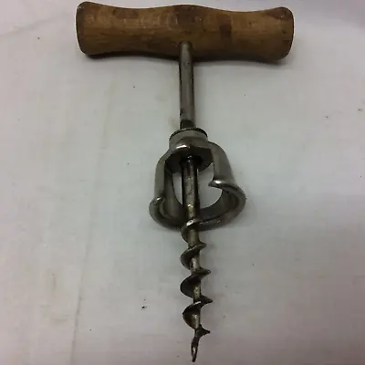 Vintage Wooden Handle Cork Screw Opener By E B Made In Italy • $11.50