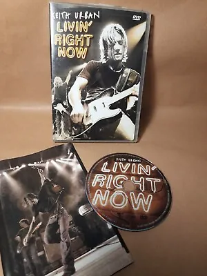 Keith Urban - Livin' Right Now [dvd] 2005 Live Good Condition  • £2.97