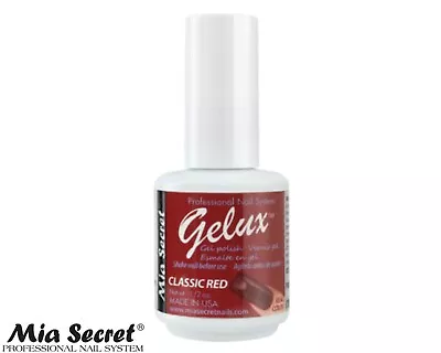 Mia Secret Professional Nail System Gelux Gel Polish (Classic Red) 0.5oz • $14.18