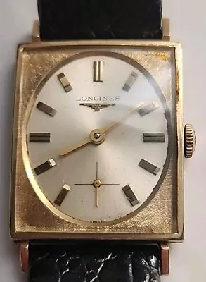 Vintage Longines Cal. 370 10k Gold Filled Windup Men's Watch Winds Sets Runs • $149.99