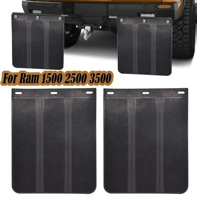 Rubber Splash Guards Mud Flaps Front Rear For Dodge Ram 1500 2500 3500 1995-2020 • $23.79