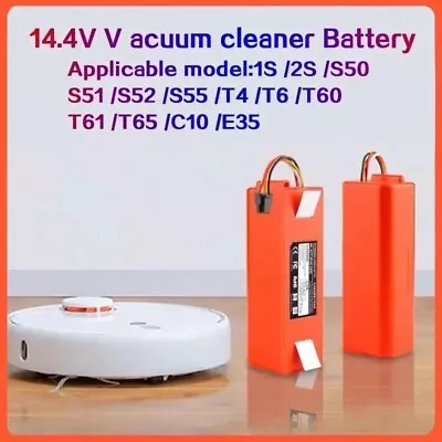 12800mAh 14.4v Robotic Vacuum Battery For Xiaomi Robot Roborock S50 S51 S55 • $77.90