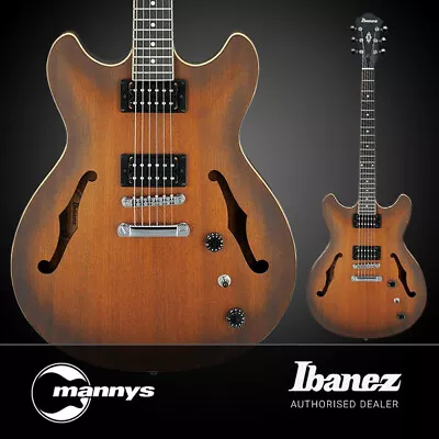 Ibanez AS53 Artcore Hollowbody Electric Guitar (Tobacco Flat) • $689