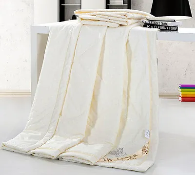 Hot 100% Silk Comforter Mulberry Silk Filled Comforter Silk Duvet Quilt Blanket • $39.05