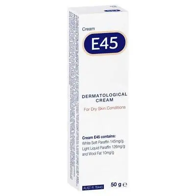E45 Moisturising Cream For Dry Skin And Eczema 50g • $6.49