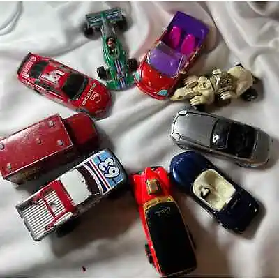 Lot Of 9 Vintage Diecast Cars Johnny Lightning Yatming Matchbox Hot Wheels • $12.50