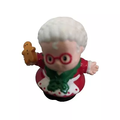 Fisher Price Little People Mrs Claus Gingerbread Toy Figure 2.5 In • $11.99