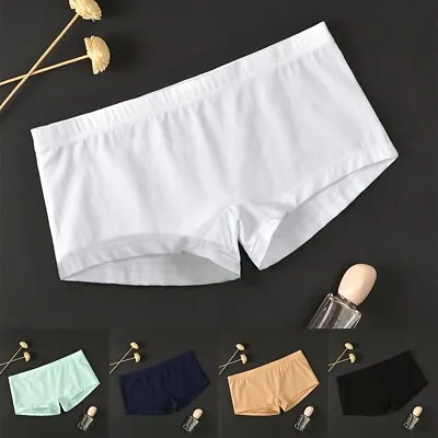 Sleek Men's Low Waist Cotton Boxer Bikini Underpants Comfy Briefs Shorts • £6.46