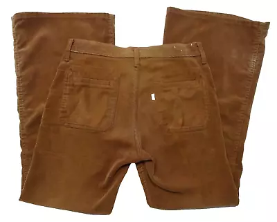 Levis 32x30 Bellbottom Talon 42 Pant Brown 70s White Tab Disco Hippie 20614-9028 • $99.98